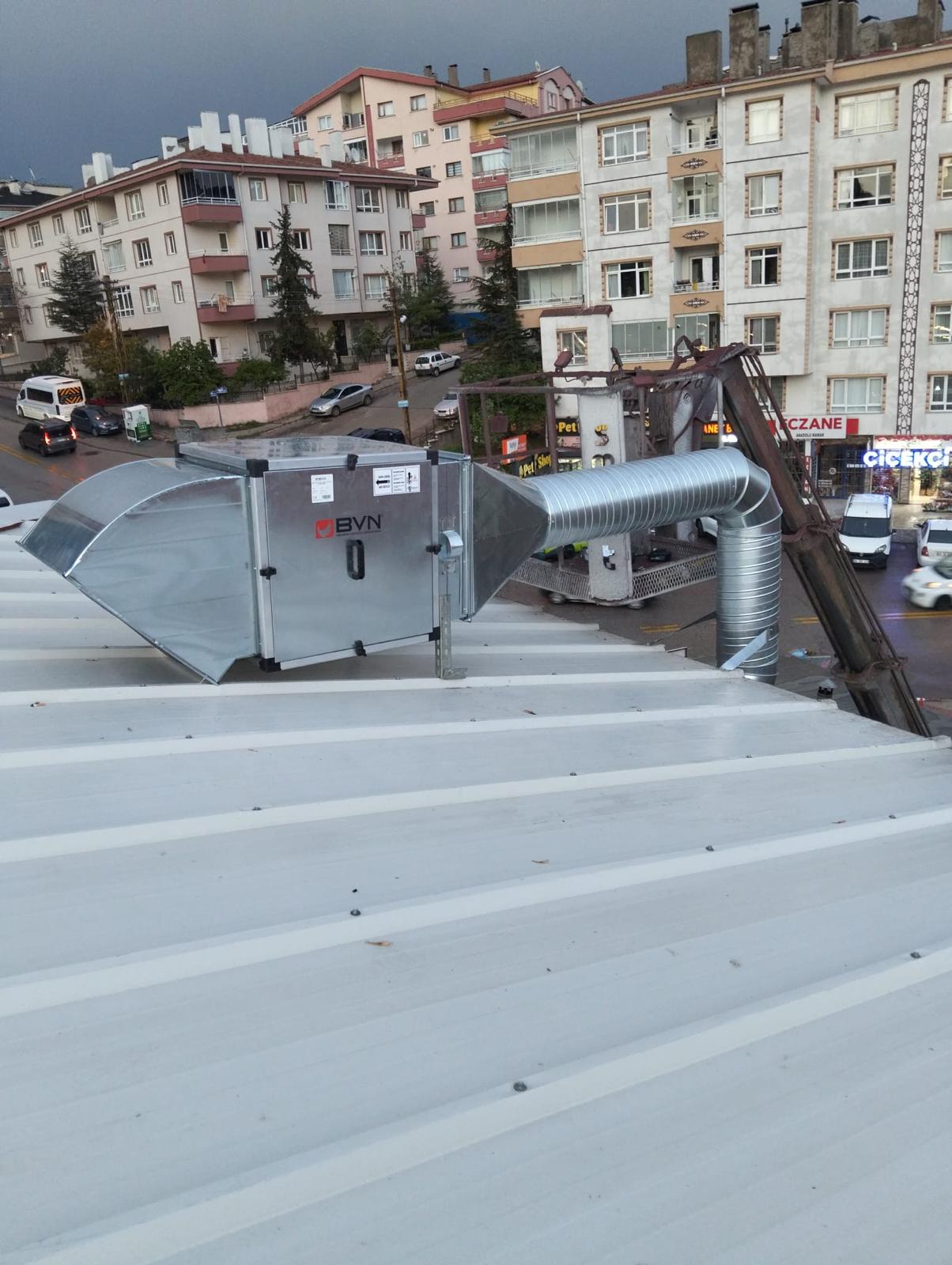 Endüstriyel Havalandırma Projesi